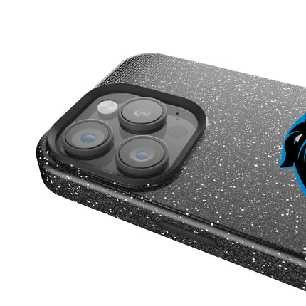 Carolina Panthers Black Bling Phone Case Linen for iPhone