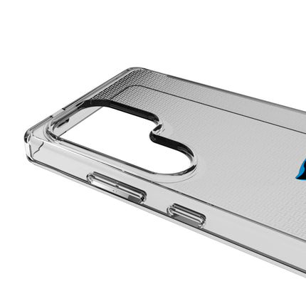 Carolina Panthers Clear Phone Case Linen for Samsung Galaxy