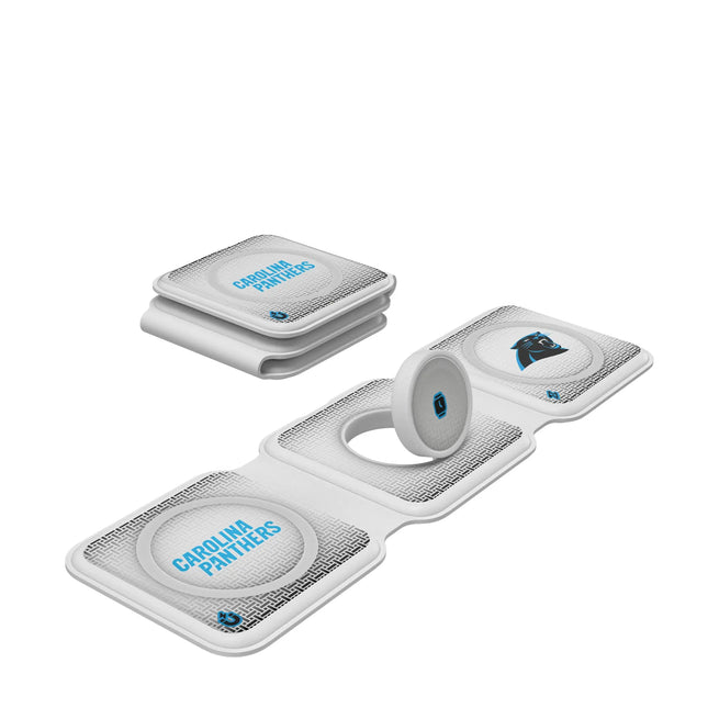 Carolina Panthers Foldable 3 in 1 Charger Linen