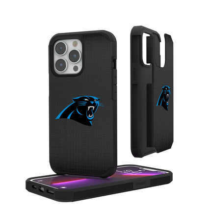 Carolina Panthers Rugged Phone Case Linen for iPhone