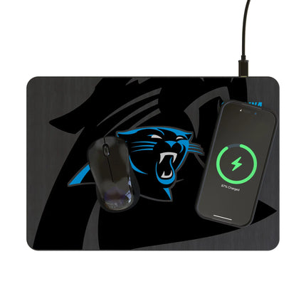 Carolina Panthers 15W Wireless Charger & Mouse Pad Monocolor