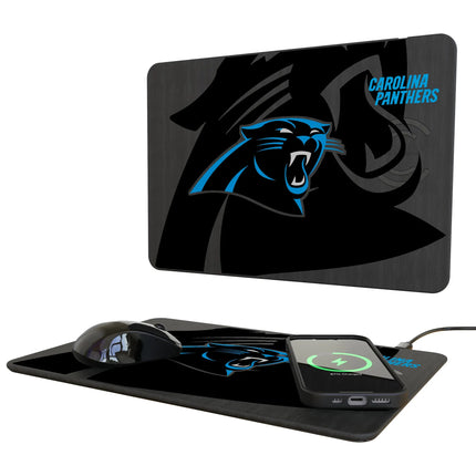 Carolina Panthers 15W Wireless Charger & Mouse Pad Monocolor