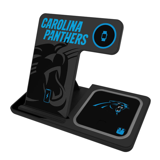 Carolina Panthers 3 in 1 Charging Station Monocolor