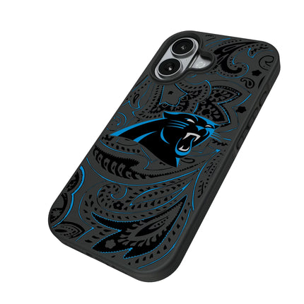 Carolina Panthers Bump Phone Case Paisley for iPhone