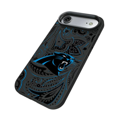 Carolina Panthers Bump Phone Case Paisley for iPhone