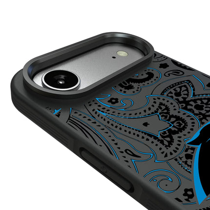 Carolina Panthers Bump Phone Case Paisley for iPhone