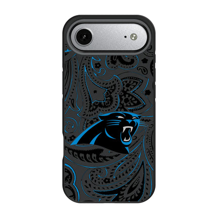 Carolina Panthers Bump Phone Case Paisley for iPhone