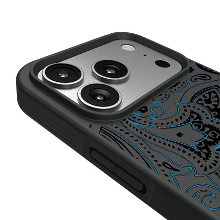 Carolina Panthers Bump Phone Case Paisley for iPhone