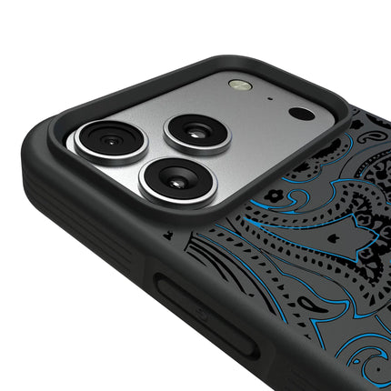 Carolina Panthers Bump Phone Case Paisley for iPhone