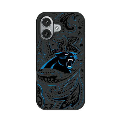 Carolina Panthers Bump Phone Case Paisley for iPhone