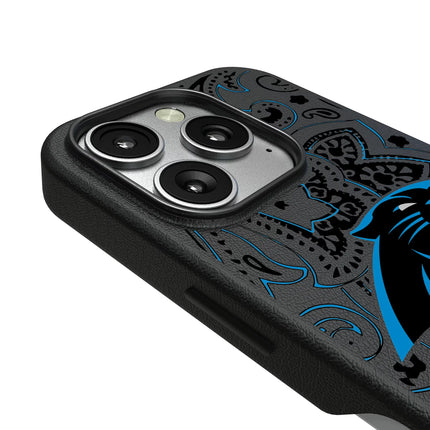Carolina Panthers Paisley MagSafe Compatible Phone Case for Apple iPhone