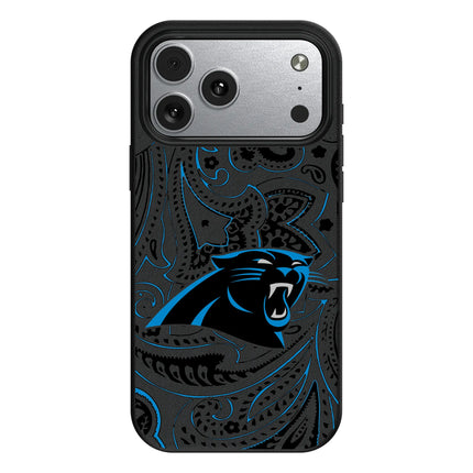 Carolina Panthers Paisley MagSafe Compatible Phone Case for Apple iPhone