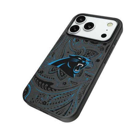 Carolina Panthers Paisley MagSafe Compatible Phone Case for Apple iPhone