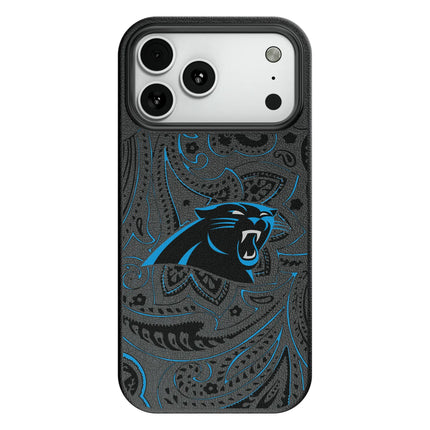 Carolina Panthers Paisley MagSafe Compatible Phone Case for Apple iPhone