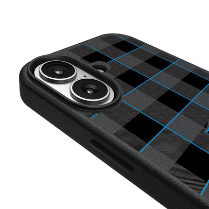 Carolina Panthers Plaid MagSafe Compatible Phone Case for Apple iPhone