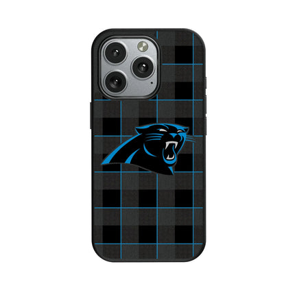 Carolina Panthers Plaid MagSafe Compatible Phone Case for Apple iPhone