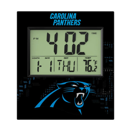 Carolina Panthers Wall Clock Quadtile