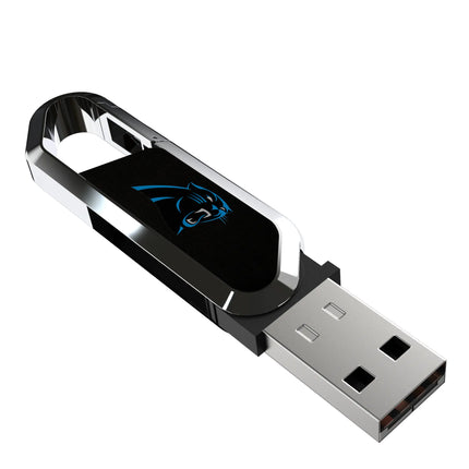 Carolina Panthers USB 64GB Clip Style Flash Drive Solid