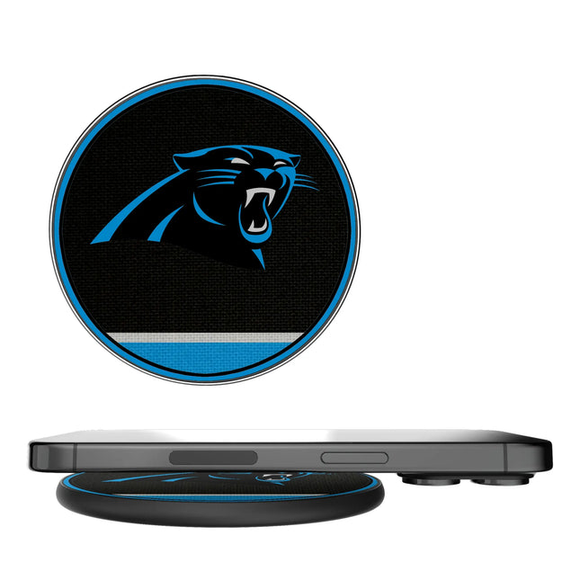 Carolina Panthers 15-Watt Wireless Charger Stripe