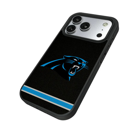 Carolina Panthers Bump Phone Case Stripe for iPhone