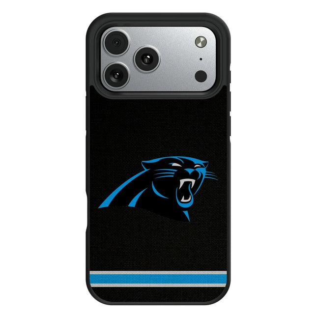Carolina Panthers Bump Phone Case Stripe for iPhone