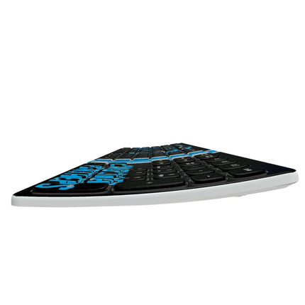 Carolina Panthers Stripe Curved Wireless Keyboard