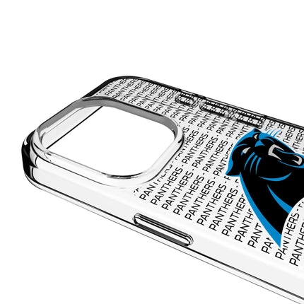 Carolina Panthers Clear Phone Case Text for iPhone