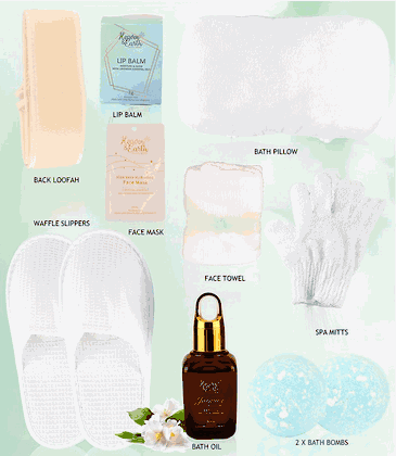 Cashmere Jasmine Organic Spa Gift Basket