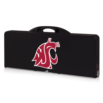 Washington St Cougars Picnic Table Portable Folding Table with Seats
