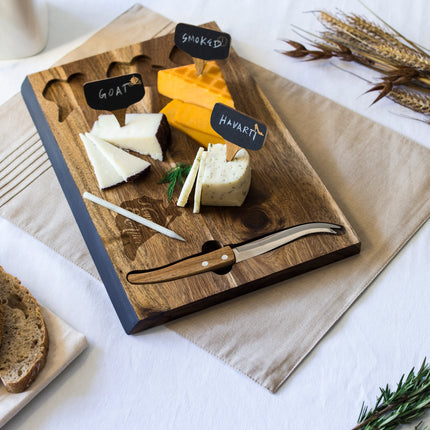 Cinderella - Delio Acacia Cheese Cutting Board & Tools Set
