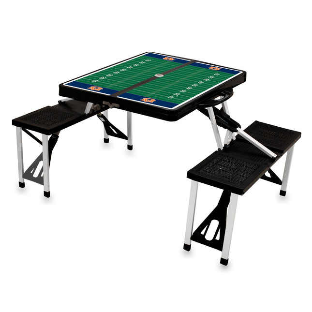 Auburn Tigers Football Field Picnic Table Folding Table with Seats