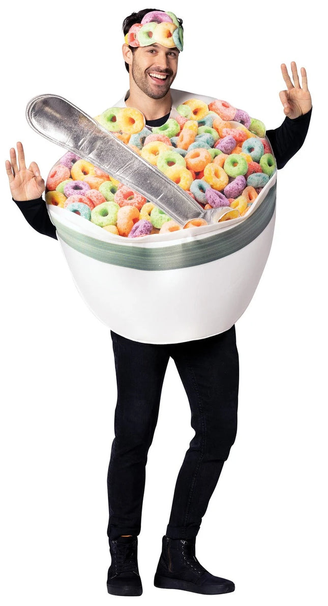 Adult Bowl of Cereal with Spoon Costume