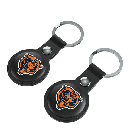 Chicago Bears Black Airtag Holder 2-Pack Historic Insignia
