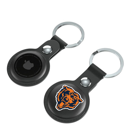 Chicago Bears Black Airtag Holder 2-Pack Historic Insignia