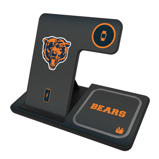 Chicago Bears 3 in 1 Charging Station Historic Linen