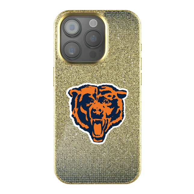Chicago Bears Bling Phone Case Historic Linen for iPhone