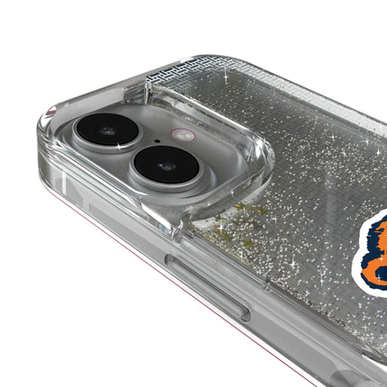 Chicago Bears Glitter Phone Case Historic Linen for iPhone