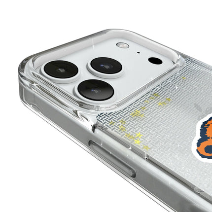 Chicago Bears 1946 Historic Collection Linen Glitter Phone Case for Apple iPhone