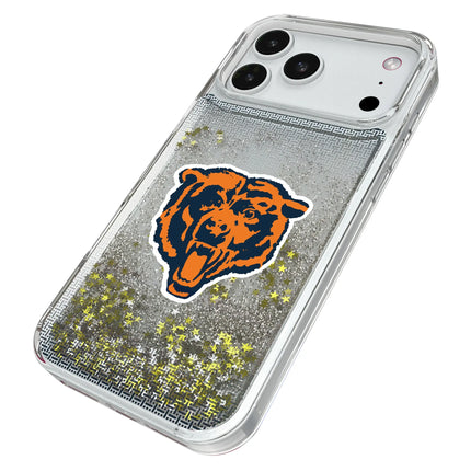Chicago Bears 1946 Historic Collection Linen Glitter Phone Case for Apple iPhone