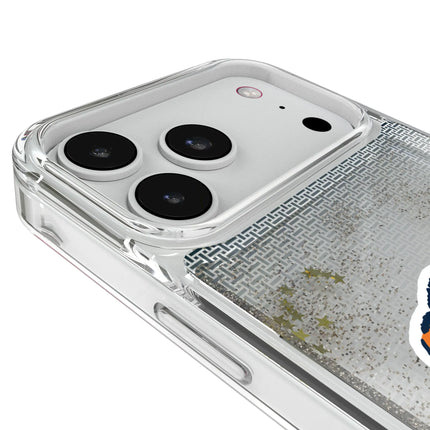 Chicago Bears 1946 Historic Collection Linen Glitter Phone Case for Apple iPhone