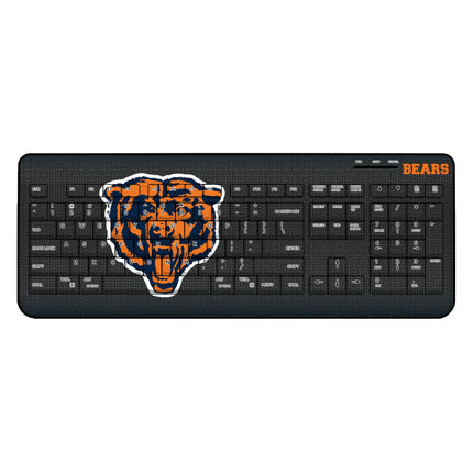 Chicago Bears Wireless USB Keyboard Historic Linen
