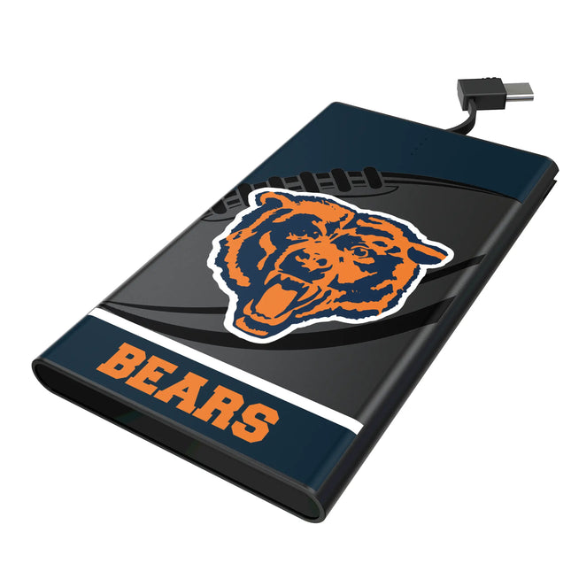 Chicago Bears 5000mAh Flat Powerbank Historic Passtime