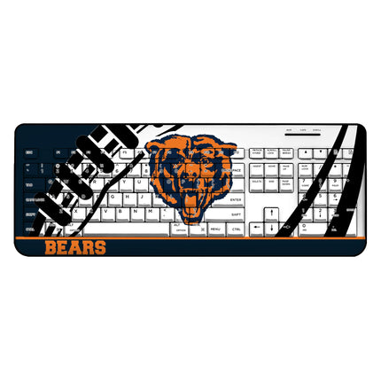 Chicago Bears Wireless USB Keyboard Historic Passtime