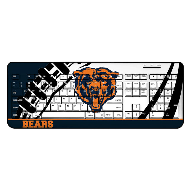 Chicago Bears Wireless USB Keyboard Historic Passtime