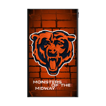 Chicago Bears 5000mAh Flat Powerbank Brick