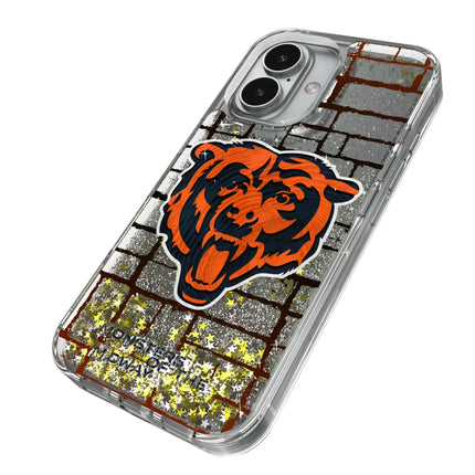 Chicago Bears Glitter Phone Case Brick for iPhone