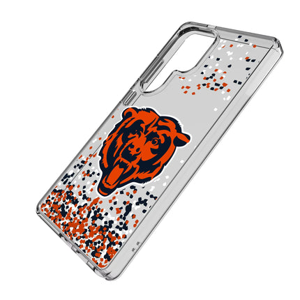 Chicago Bears Clear Phone Case Confetti for Samsung Galaxy