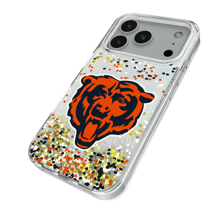 Chicago Bears Confetti Glitter Phone Case for Apple iPhone