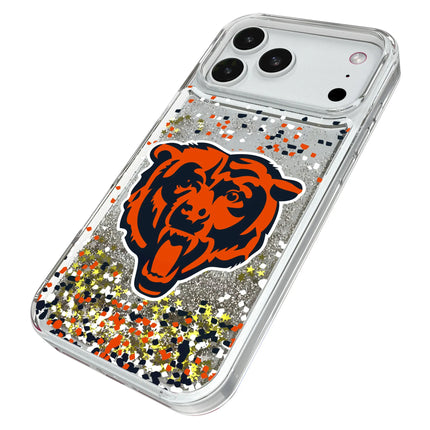 Chicago Bears Confetti Glitter Phone Case for Apple iPhone