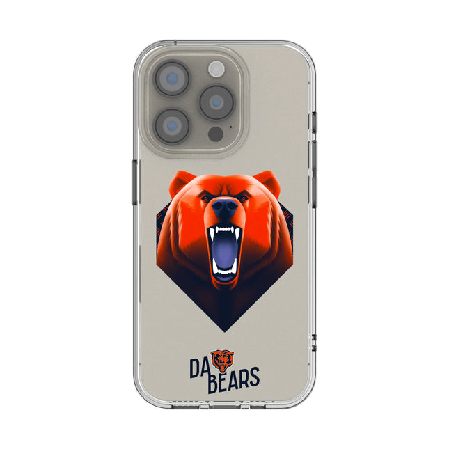 Chicago Bears Clear Phone Case Deco for iPhone